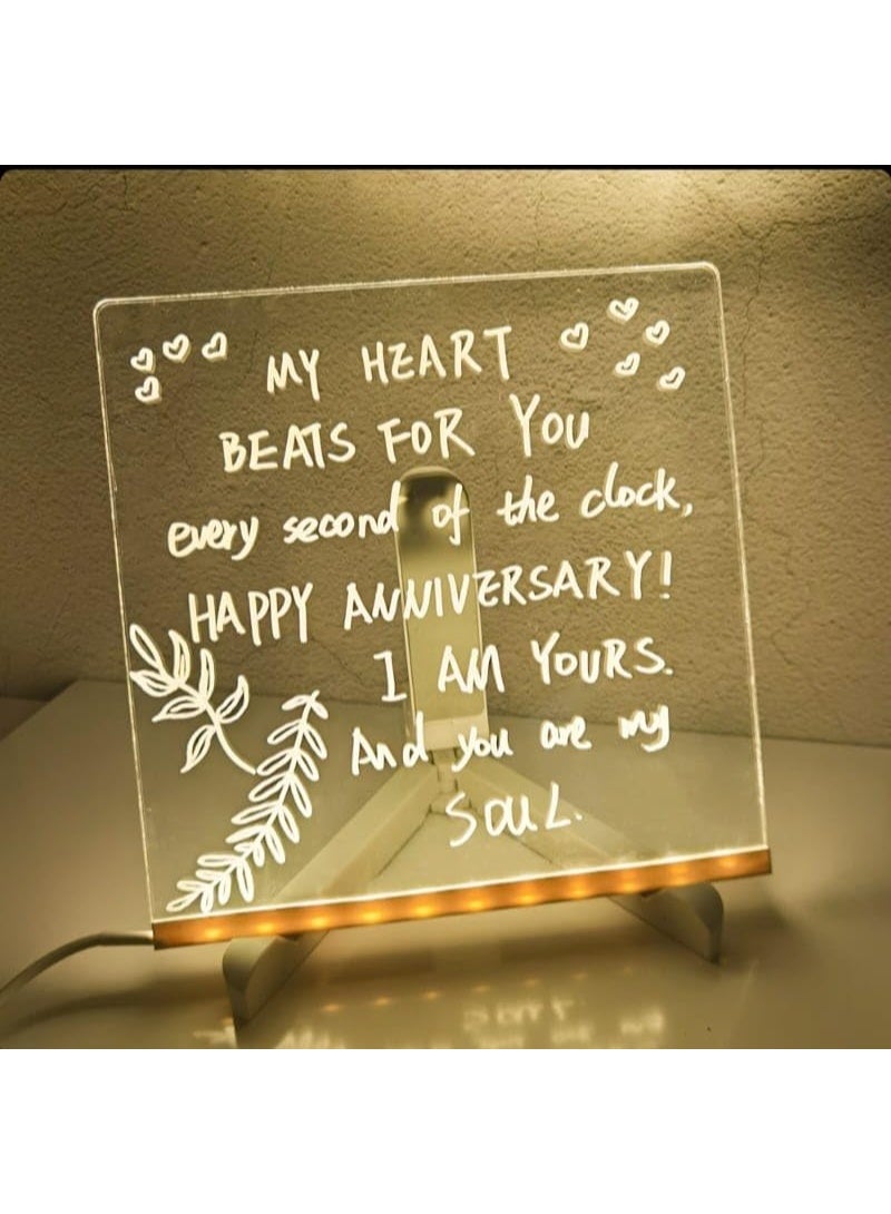 أكاليكس دي 2020 الاكريليك الانارة لوح كتابة مصباح ، تخصيص مصباح ليد عرض مع علامات لمطعم ، بار ، مقهى ، الملاحظات الشخصية و رسومات الشعار المبتكرة - Image 2